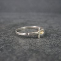 Dainty Vintage Sterling Ankh Ring Size 8