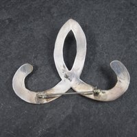 Vintage Southwestern Sterling Paua Shell Brooch