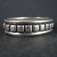 Estate Mexican Sterling Clamper Bracelet