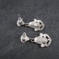 Vintage Sterling Victorian Style Earrings