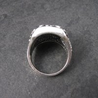 Mens Vintage Black Hills Silver Ring