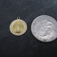 Vintage 14K Mary Sacred Heart Charm