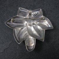 Vintage Mexican Sterling Lily Brooch Pendant Salvador Garcia Jaimez