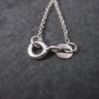 Vintage 14K Peacock Pearl CZ Necklace 17 Inches