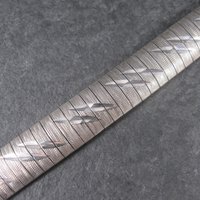 Estate Italian Sterling 1/2 Inch Bracelet 8 Inches