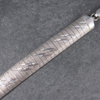 Estate Italian Sterling 1/2 Inch Bracelet 8 Inches