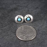 Southwestern Turquoise Apple Stud Earrings