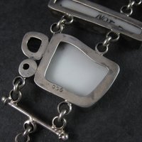 Huge Estate Designer Sterling Louisiana Bracelet