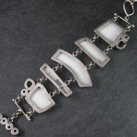 Huge Estate Designer Sterling Louisiana Bracelet