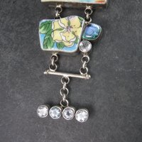 Huge Estate Designer Sterling Louisiana Bracelet