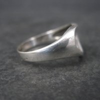 Vintage Sterling Heart Ring Size 8.25