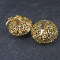 Vintage Prestige Enamel Brooch Clip On Earrings Jewelry Set in Box