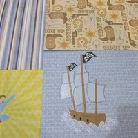Boys 12x12 Robot Cowboy Scrapbook Paper 12 Pieces Plus Embellishments