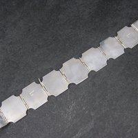 Estate Southwestern Sterling Kokopelli Bear Bracelet 7.5 Inches