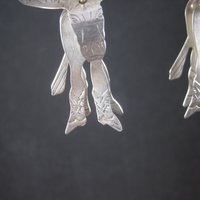 Southwestern Estate Sterling Moose Earrings