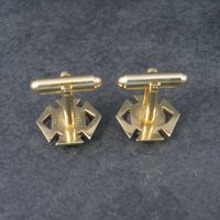 Vintage Sodalite Cufflinks and Tie Tack Set