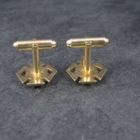 Vintage Sodalite Cufflinks and Tie Tack Set