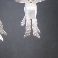 Southwestern Estate Sterling Moose Earrings