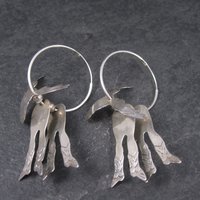 Southwestern Estate Sterling Moose Earrings