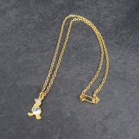 Vintage Donald Duck Pendant Necklace Kids Licensed Disney Enamel