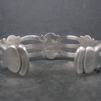 Vintage Mexican 980 Silver Cuff Bracelet 6.5 Inches
