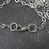 Classic 100 Inch Stainless Steel Opera Length Chain Necklace