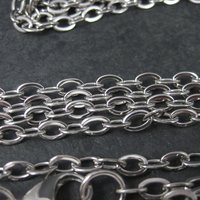 Classic 100 Inch Stainless Steel Opera Length Chain Necklace