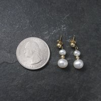 Vintage 14K Pearl Earrings