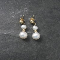 Vintage 14K Pearl Earrings