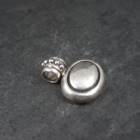 Vintage Oval Balinese Sterling Pendant