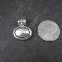 Vintage Oval Balinese Sterling Pendant