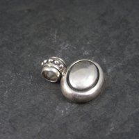 Vintage Oval Balinese Sterling Pendant