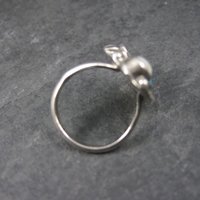Vintage Southwestern Sterling Mother of Pearl Turquoise Ring Size 5 Pauline Dolly Foutz