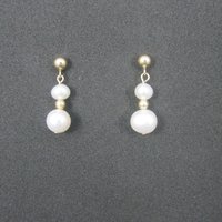 Vintage 14K Pearl Earrings