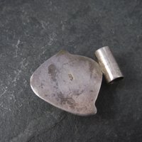 Vintage Sterling Dichroic Glass Pendant