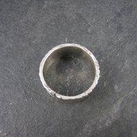 Wide Vintage Southwestern Sterling Band Ring Available in Sizes 8 and 10 Nathan Lovato