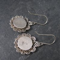 Vintage Sterling Labradorite Earrings