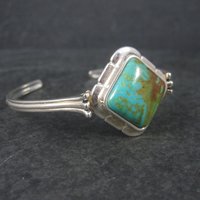 Southwestern Barse Sterling Turquoise Cuff Bracelet 7 Inches