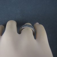 Vintage Sterling Celtic Spinner Worry Ring Size 6