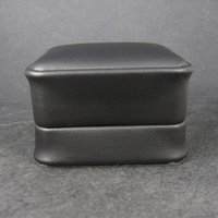 Black Leatherette Double Wedding Ring Box