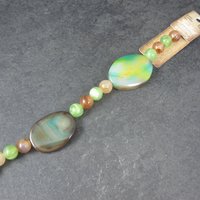 Traditions Natural Gallery Agate Bead Strand