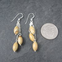 Sterling Wild Horse Jasper Earrings
