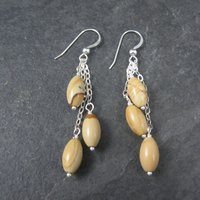 Sterling Wild Horse Jasper Earrings