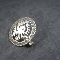 Vintage Pre Columbian Sterling Brooch Pin