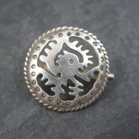 Vintage Pre Columbian Sterling Brooch Pin