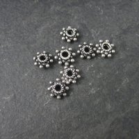Destash lot of 78 Sterling Beads 9x4mm
