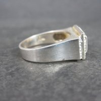Vintage Sterling and Vermeil Dad Ring Size 11
