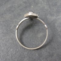 Vintage Southwestern Sterling Hematite Ring