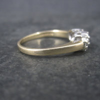 14K .50 Carat Diamond Cluster Ring Size 8.25