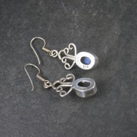 Vintage Sterling Labradorite Earrings